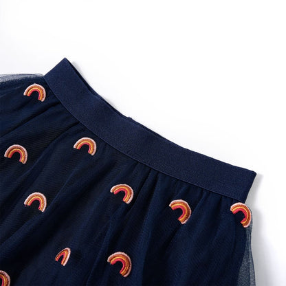 Kids' Skirt with Tulle Navy 116