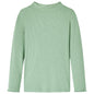 Kids' T-shirt with Long Sleeves Mock Turtleneck Dark Mint 104