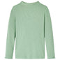 Kids' T-shirt with Long Sleeves Mock Turtleneck Dark Mint 140