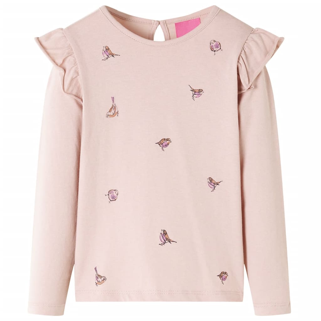 Kids' T-shirt with Long Sleeves Pink 92