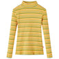 Kids' T-shirt with Long Sleeves Mock Turtleneck Ochre 116