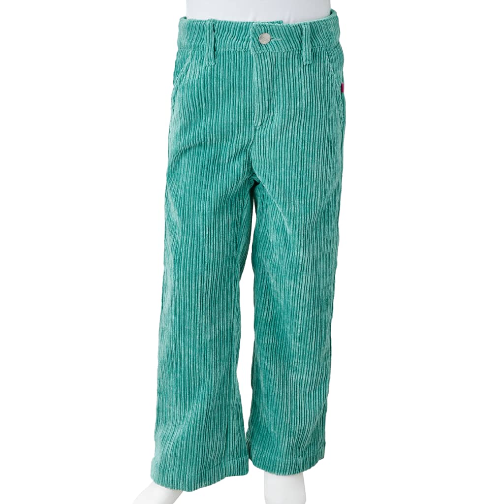 Kids' Pants Corduroy Mint Green 104