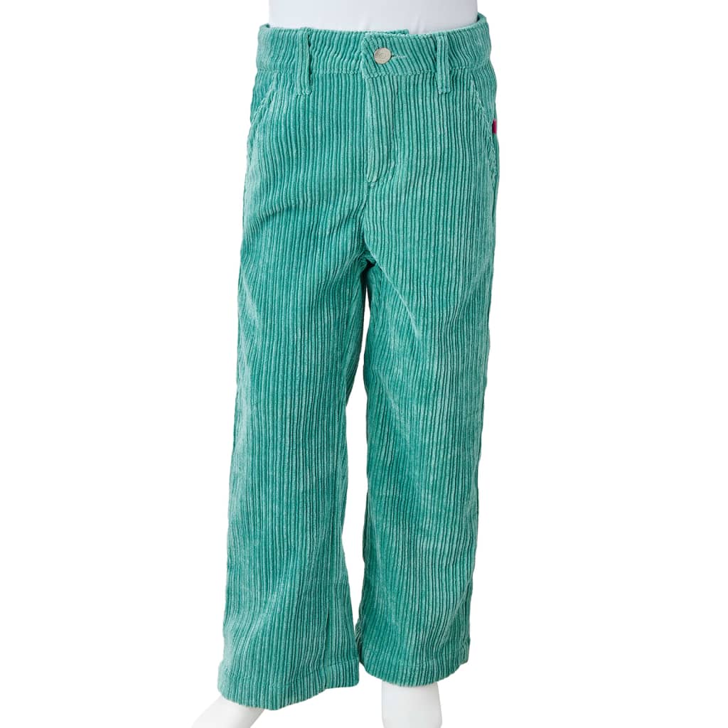 Kids' Pants Corduroy Mint Green 116