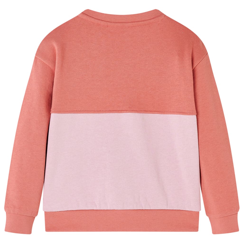 Kids' Sweatshirt Colour Block Pink 116