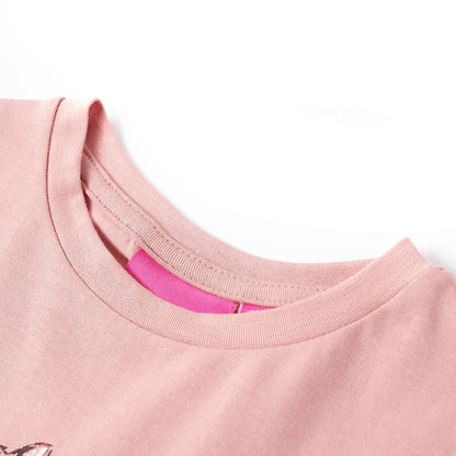 Kids' T-shirt with Long Sleeves Pink 92