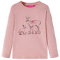 Kids' T-shirt with Long Sleeves Pink 104