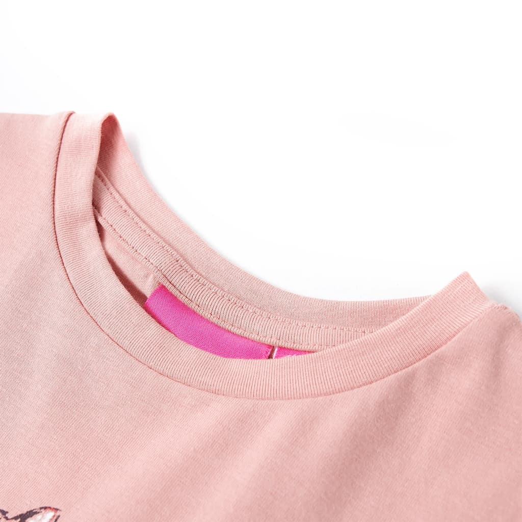 Kids' T-shirt with Long Sleeves Pink 116