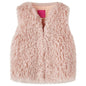 Kids' Vest Faux Fur Light Pink 104