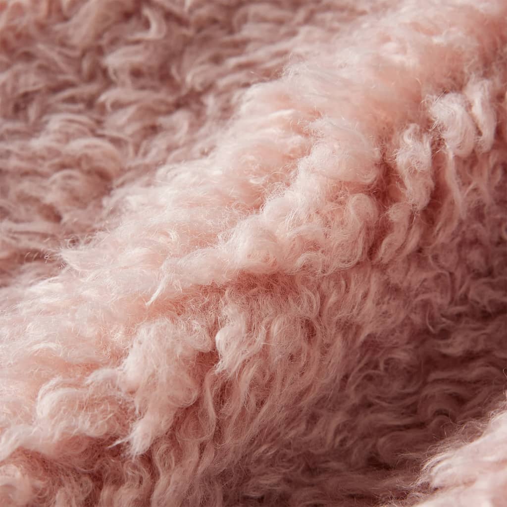 Kids' Vest Faux Fur Light Pink 116