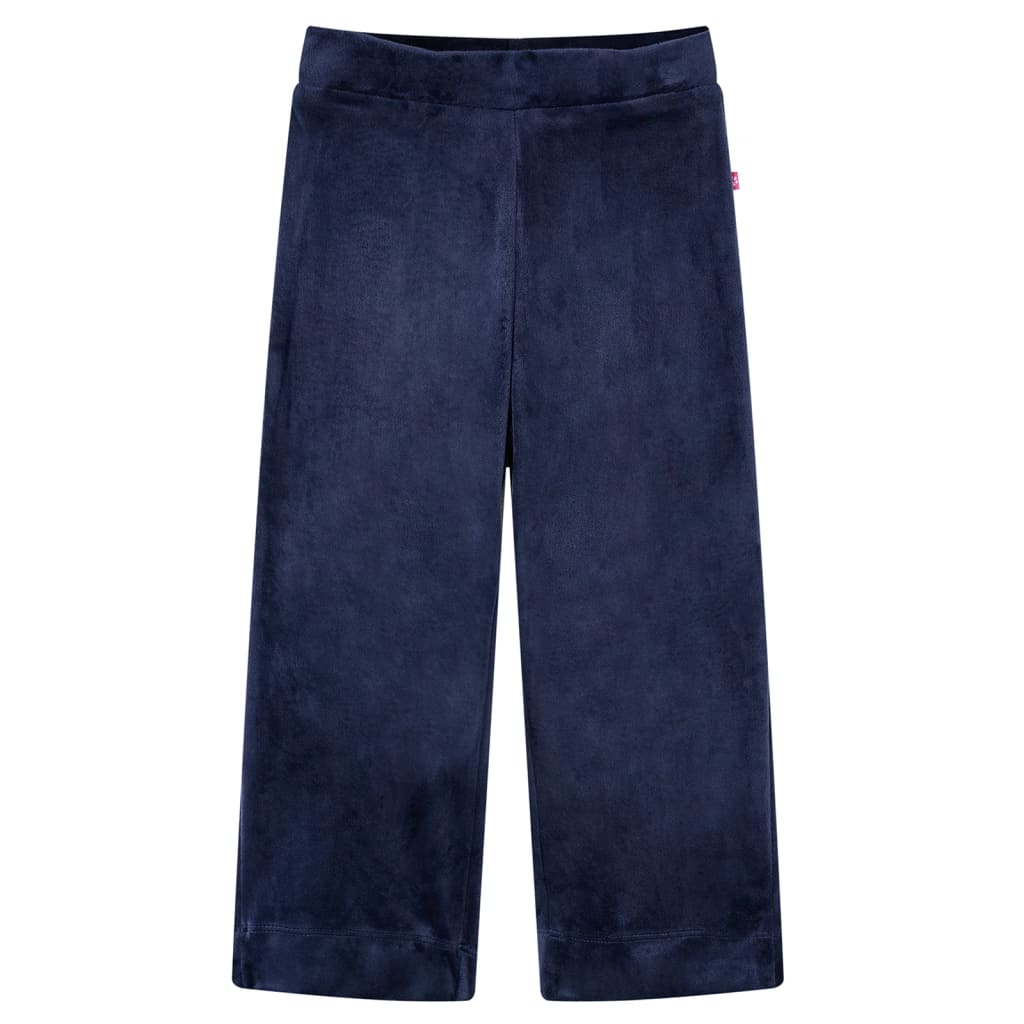 Kids' Pants Velvet Dark Blue 92