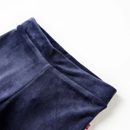 Kids' Pants Velvet Dark Blue 92