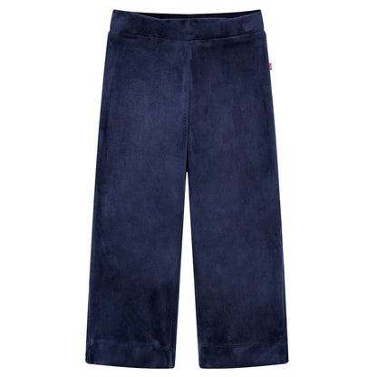 Kids' Pants Velvet Dark Blue 104