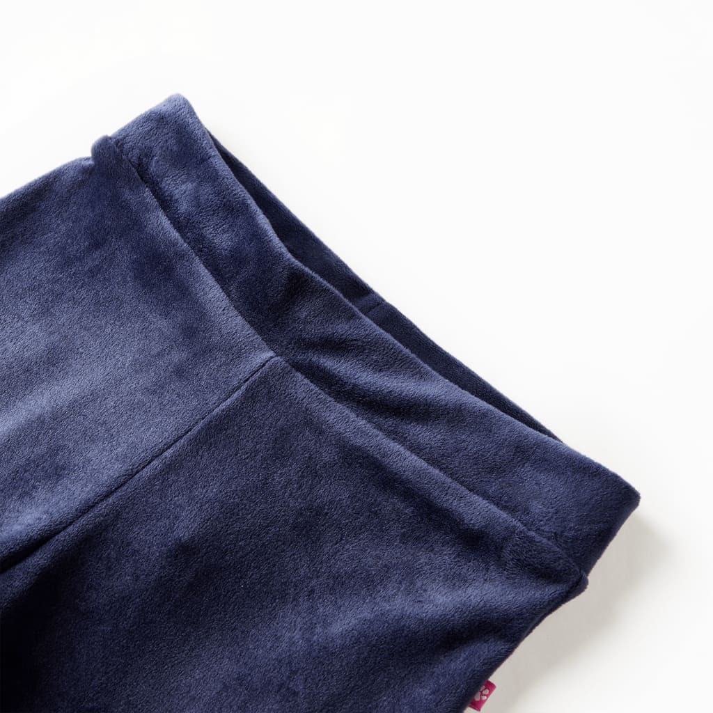 Kids' Pants Velvet Dark Blue 104