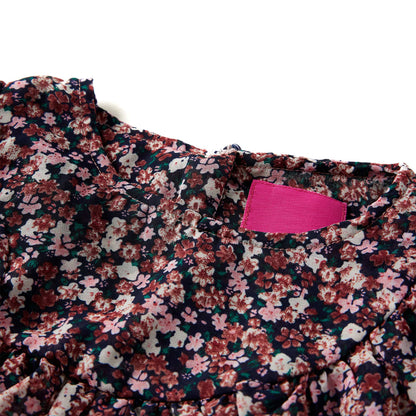 Kids' Shirt with Long Sleeves Dark Pink 104