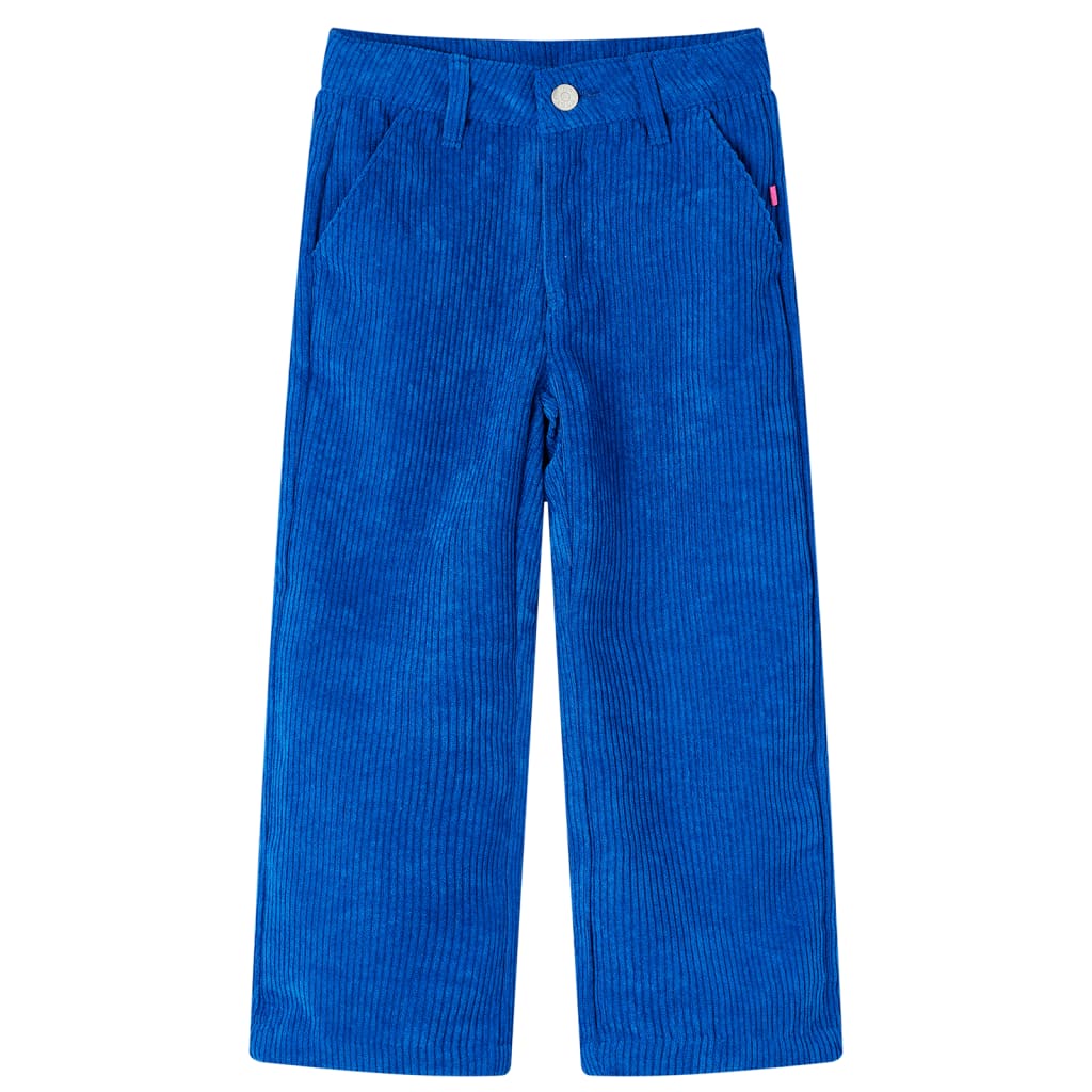 Kids' Pants Corduroy Cobalt Blue 92