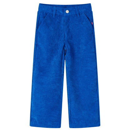 Kids' Pants Corduroy Cobalt Blue 92