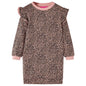 Kids' Sweatshirt Dress Medium Pink 92