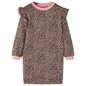 Kids' Sweatshirt Dress Medium Pink 104