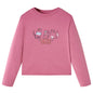 Kids' T-shirt with Long Sleeves Raspberry 92