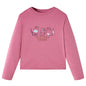 Kids' T-shirt with Long Sleeves Raspberry 104