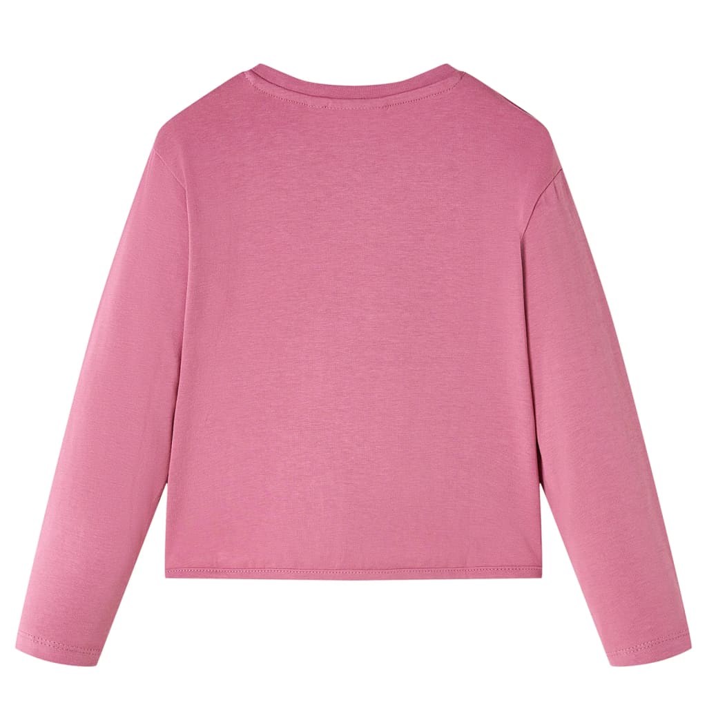 Kids' T-shirt with Long Sleeves Raspberry 104