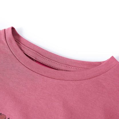 Kids' T-shirt with Long Sleeves Raspberry 104