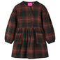 Kids' Dress with Long Sleeves Cognac 104