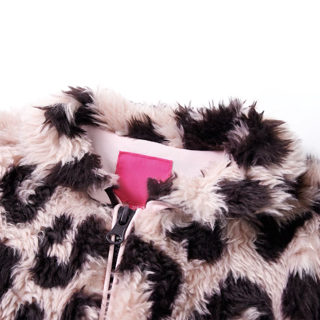 Kids' Coat Faux Fur Light Pink 128