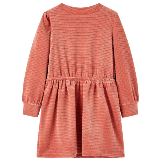 Kids' Dress with Long Sleeves Medium Pink 92