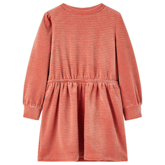 Kids' Dress with Long Sleeves Medium Pink 104