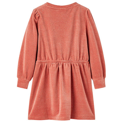 Kids' Dress with Long Sleeves Medium Pink 104