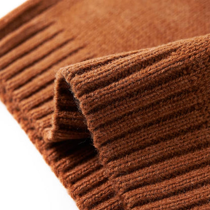 Kids' Sweater Knitted Cognac 92