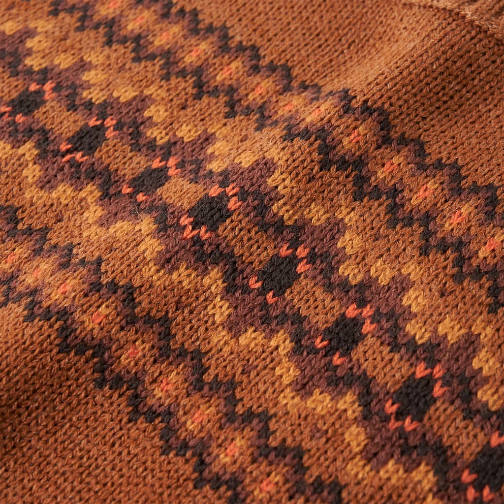 Kids' Sweater Knitted Cognac 116