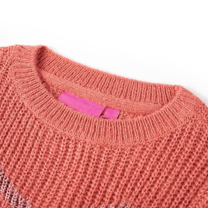 Kids' Sweater Knitted Medium Pink 92