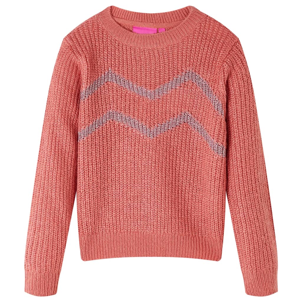 Kids' Sweater Knitted Medium Pink 116