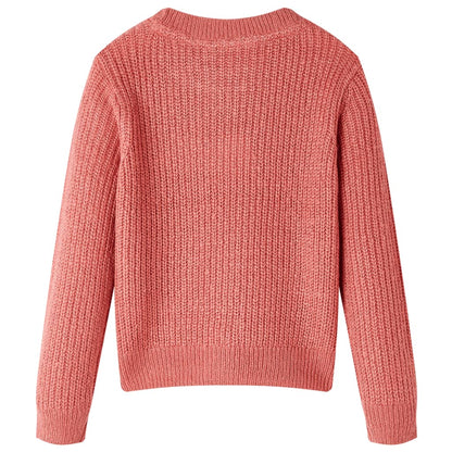 Kids' Sweater Knitted Medium Pink 116