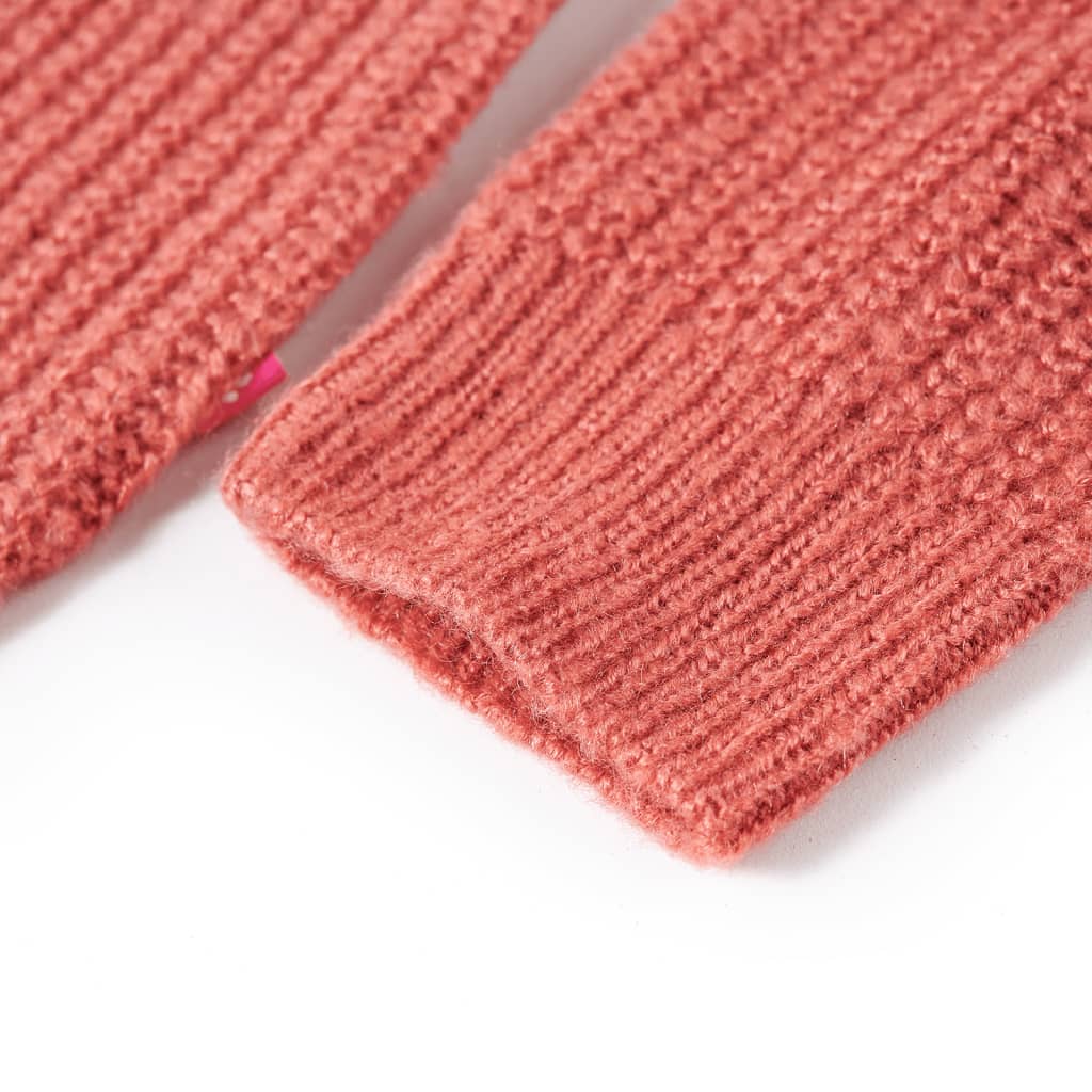 Kids' Sweater Knitted Medium Pink 140