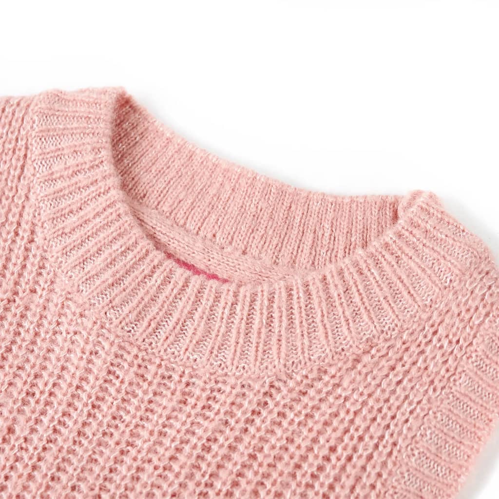 Kids' Sweater Vest Knitted Light Pink 92