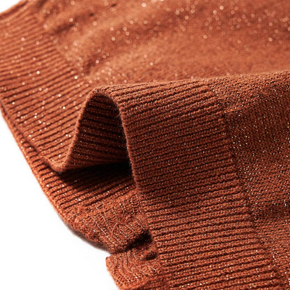 Kids' Cardigan Knitted Cognac 104