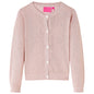 Kids' Cardigan Knitted Soft Pink 104