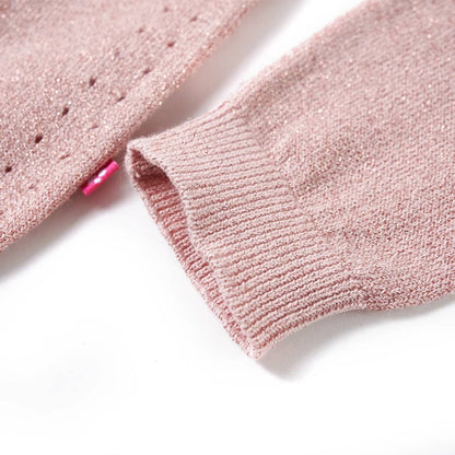 Kids' Cardigan Knitted Soft Pink 116