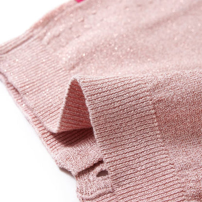 Kids' Cardigan Knitted Soft Pink 128