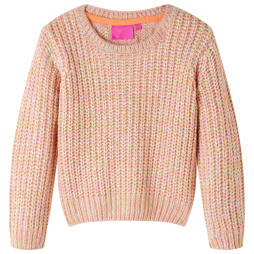 Kids' Sweater Knitted Soft Pink 140