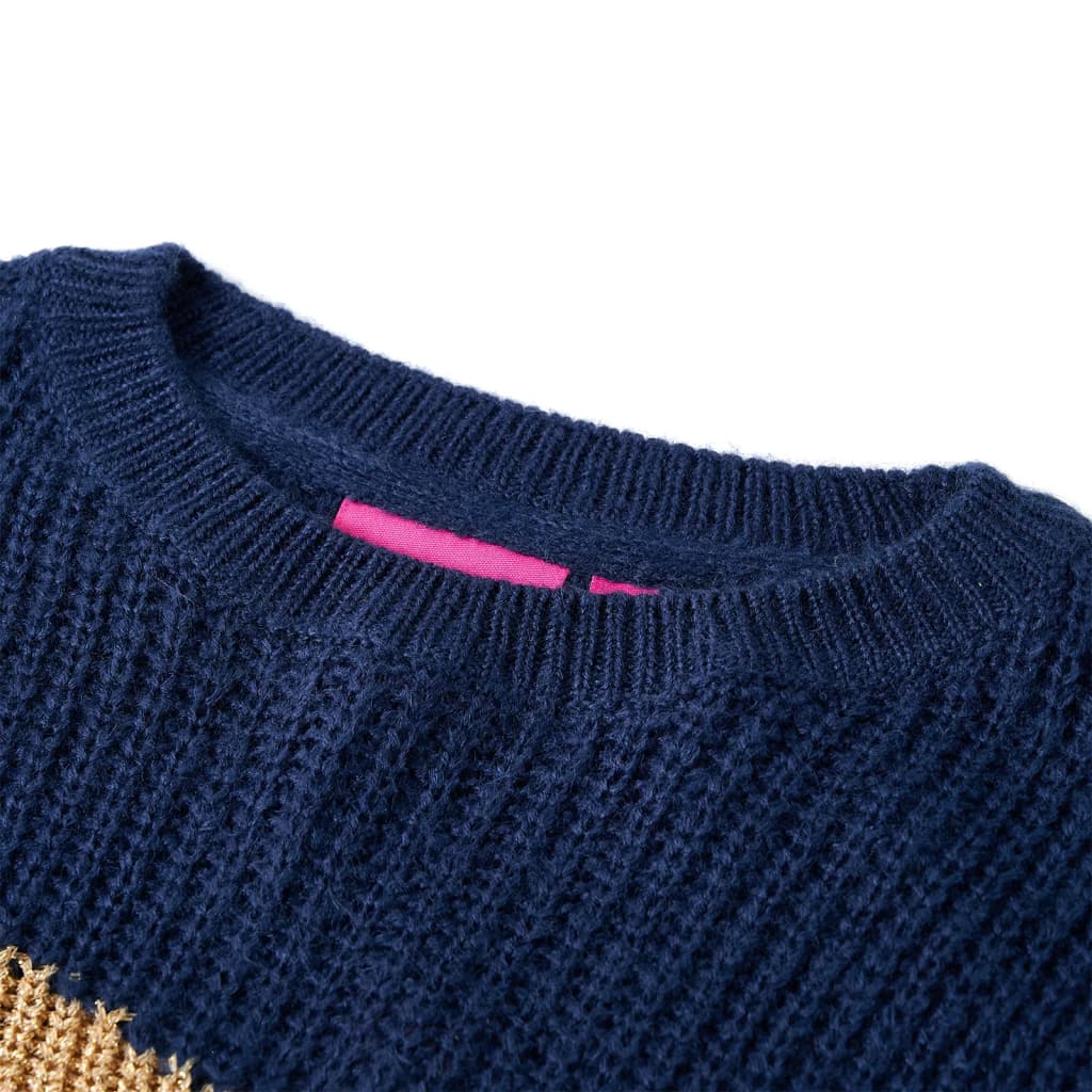 Kids' Sweater Knitted Navy 92