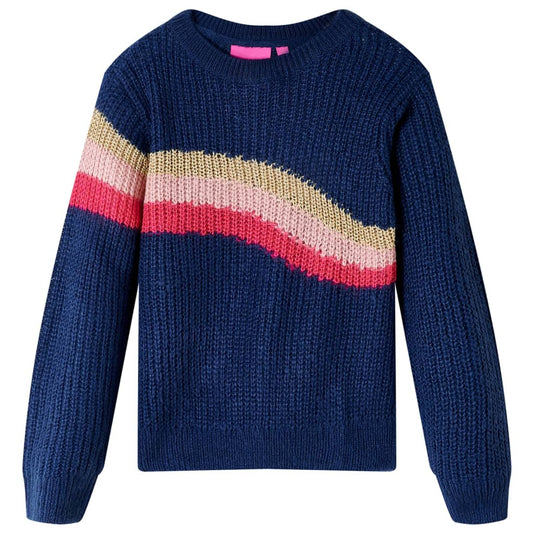 Kids' Sweater Knitted Navy 104