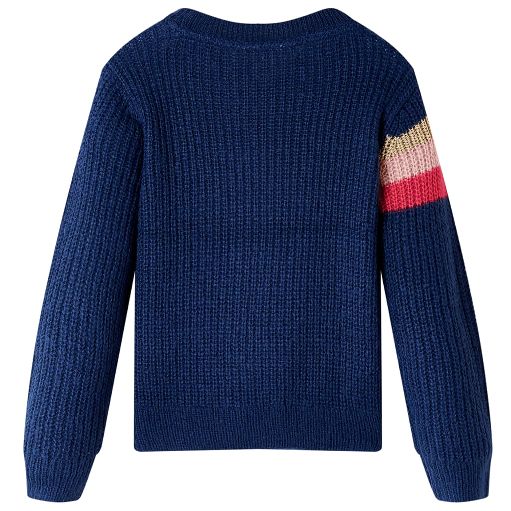 Kids' Sweater Knitted Navy 128