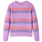 Kids' Sweater Stripes Knitted Lilac and Pink 92