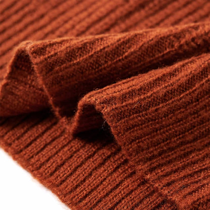 Kids' Sweater Vest Knitted Cognac 92