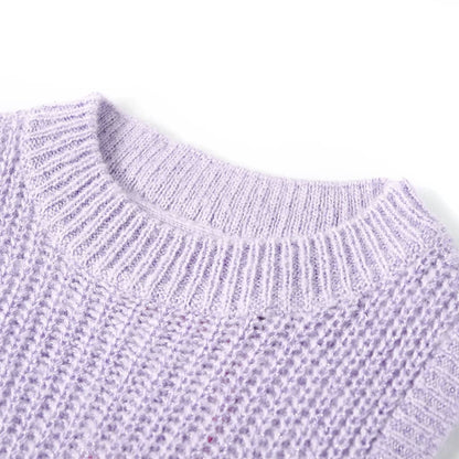 Kids' Sweater Vest Knitted Light Lilac 92