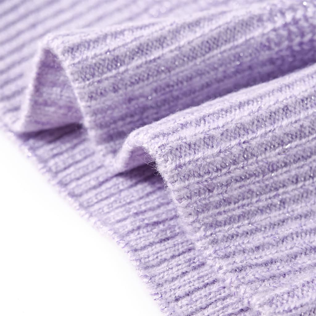 Kids' Sweater Vest Knitted Light Lilac 116